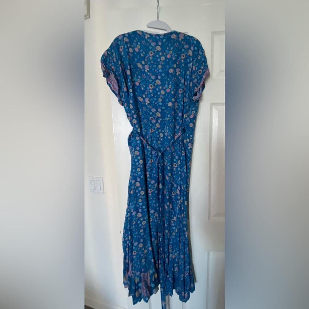 Aura Long Wrap Dress - Picture 5 of 9